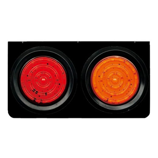 12V/24V 60灯 Red / Amber Truck Trailer Tail Light Model 1002