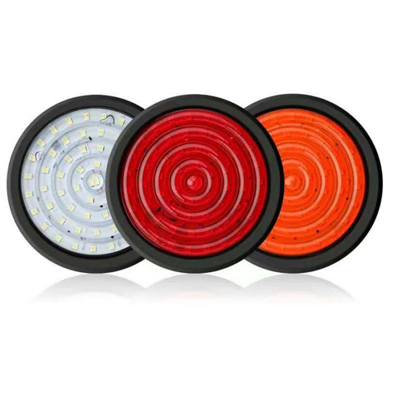 12V/24V 30灯 Red / Amber / White Truck Trailer Tail Light Model 1005