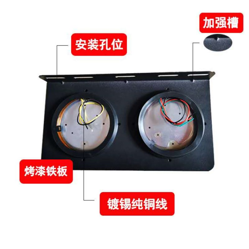 12V/24V 60灯 Red / Amber Truck Trailer Tail Light Model 1016 image 3