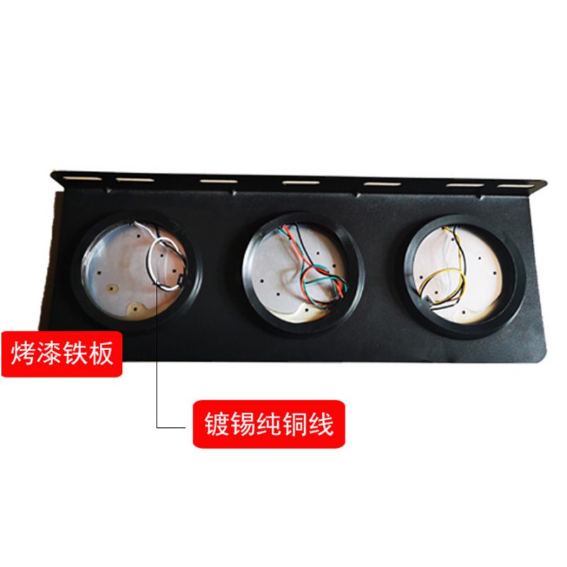 12V/24V 90灯 Red / Amber Truck Trailer Tail Light Model 1017 image 2