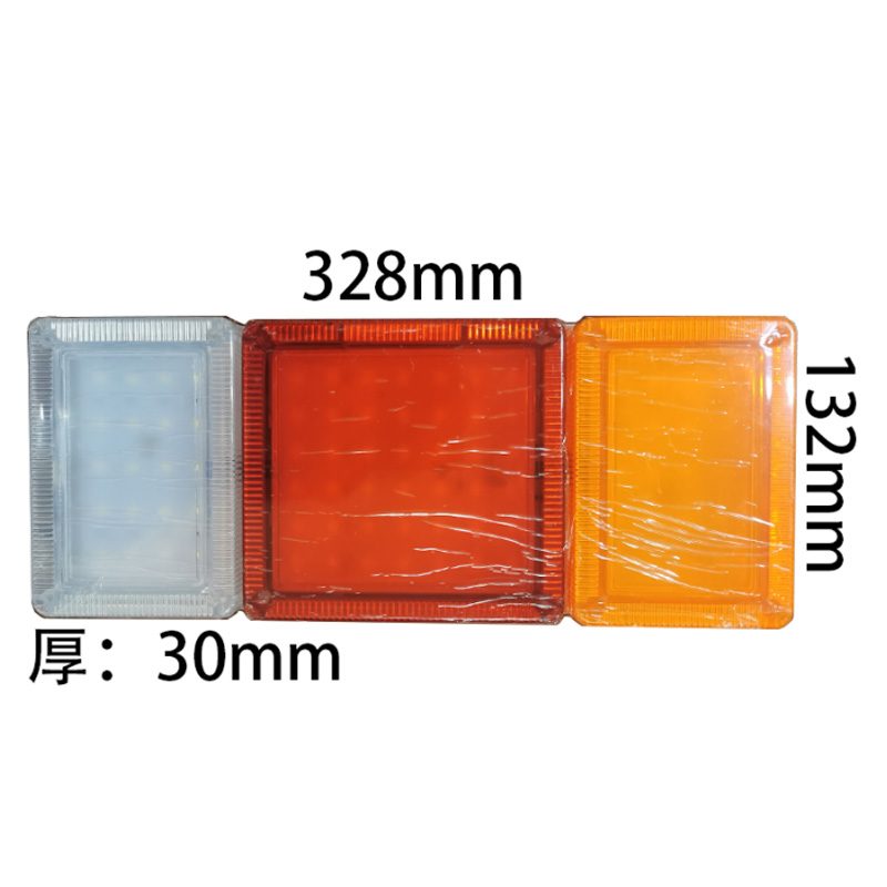 12V/24V 82灯 Red / Amber / White Truck Trailer Tail Light Model 1033 image 3