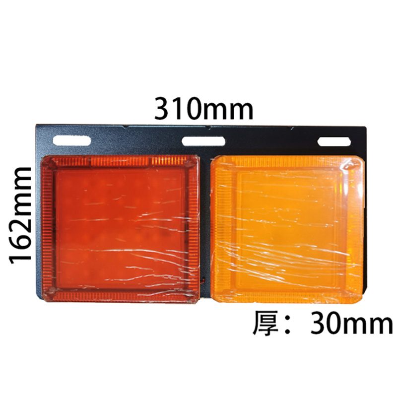 12V/24V 82灯 Red / Amber / White Truck Trailer Tail Light Model 1037 image 3