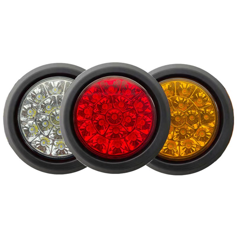 12V/24V 16灯 Red / Amber / White Truck Trailer Tail Light Model 1045 image 3