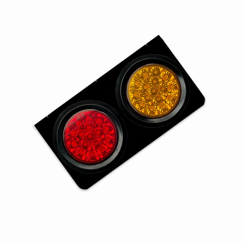 12V/24V 32灯 Red / Amber Truck Trailer Tail Light Model 1050 image 5