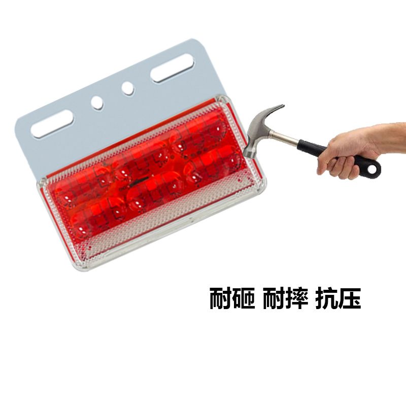 12V/24V 48灯 Red / Amber / White / Blue / Green Truck Trailer Side Marker Light Model 2002 image 5