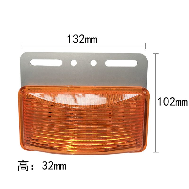 12V/24V 48灯 Red / Amber / White / Blue / Green Truck Trailer Side Marker Light Model 2006 image 4
