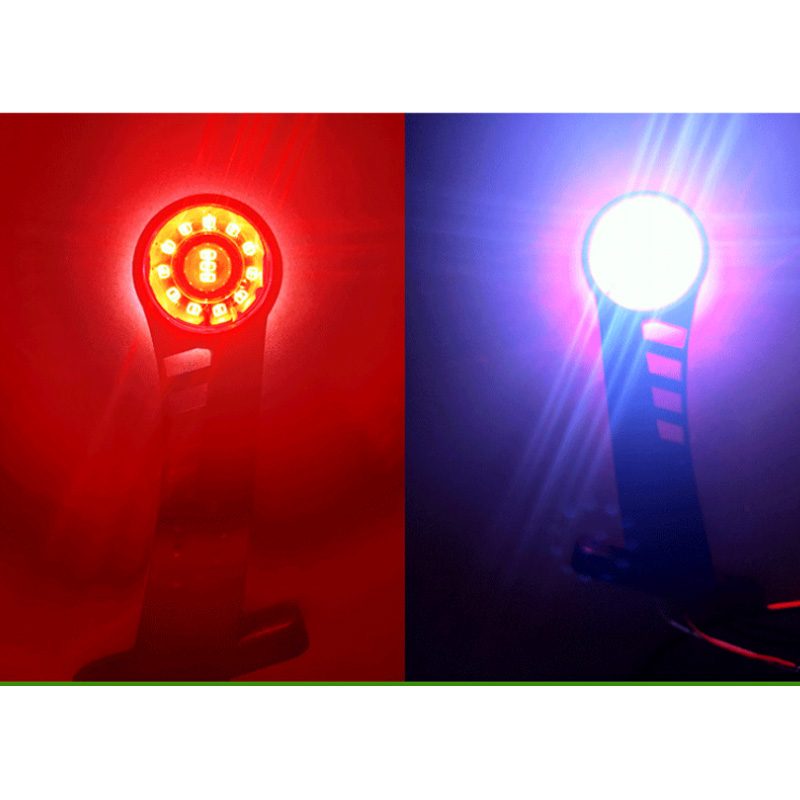 12V/24V 24灯 Red / Amber / White Truck Trailer Side Marker Light Model 2019 image 2