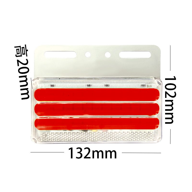 12V/24V 48灯 Red / Amber / White / Blue / Green Truck Trailer Side Marker Light Model 2041 image 6