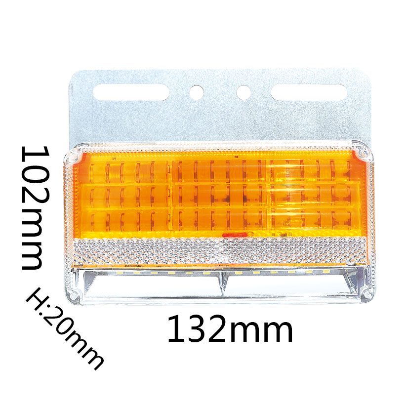 12V/24V 51灯 Red / Amber / White / Blue / Green Truck Trailer Side Marker Light Model 2045 image 6