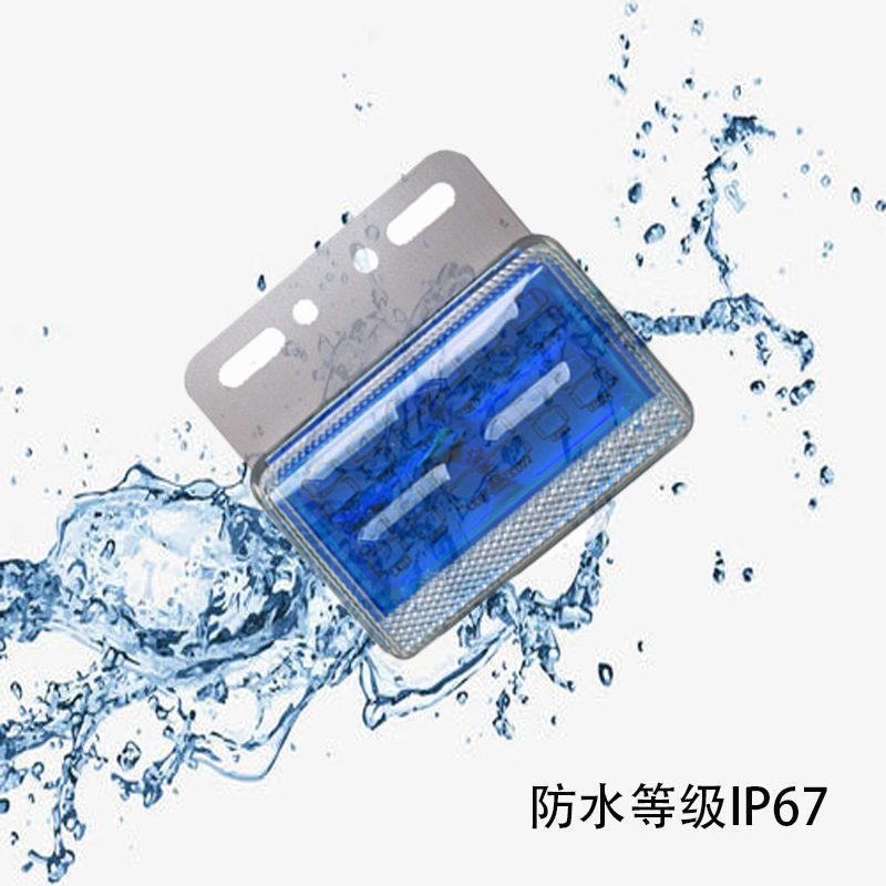 12V/24V 32灯 Red / Amber / White / Blue / Green Truck Trailer Side Marker Light Model 2048 image 6