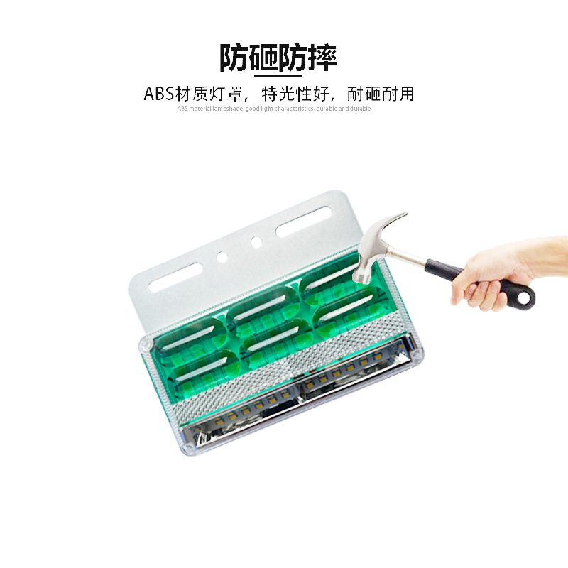 12V/24V 60灯 Red / Amber / White / Blue / Green Truck Trailer Side Marker Light Model 2049 image 4