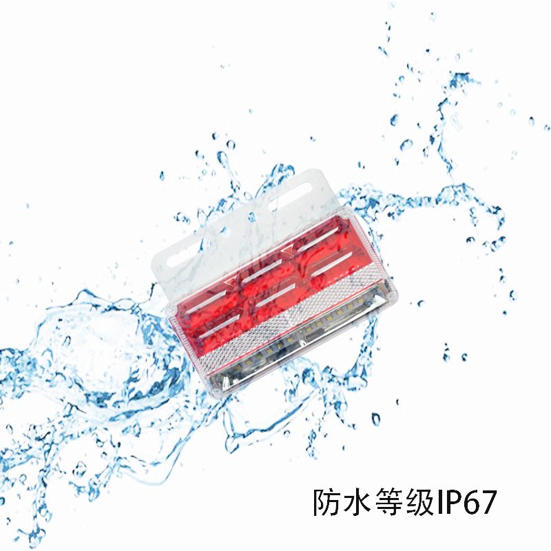 12V/24V 60灯 Red / Amber / White / Blue / Green Truck Trailer Side Marker Light Model 2049 image 5