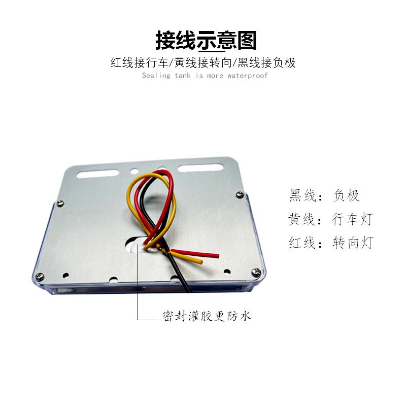 12V/24V 72灯 Red / Amber / White / Blue / Green Truck Trailer Side Marker Light Model 2053 image 2
