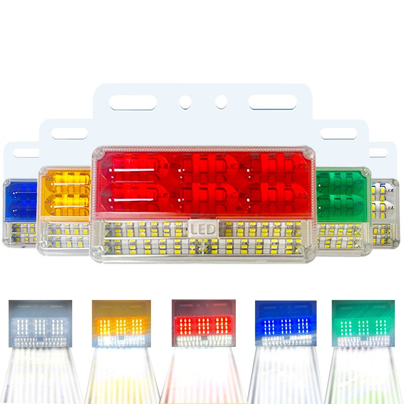 12V/24V 72灯 Red / Amber / White / Blue / Green Truck Trailer Side Marker Light Model 2053 image 5
